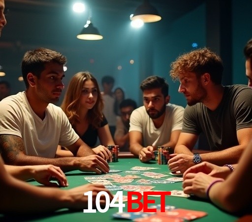 Interface moderna da plataforma 104bet